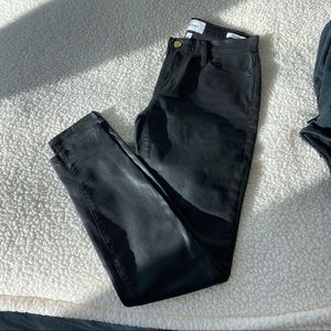 FRAME Le Skinny Coated Jeans